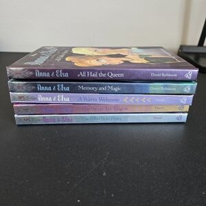Anna & Elsa Kids Hardcover Chapter Book Set #1-5